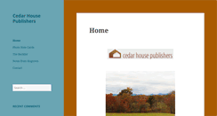 Desktop Screenshot of cedarhousepublishers.com