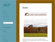 Tablet Screenshot of cedarhousepublishers.com